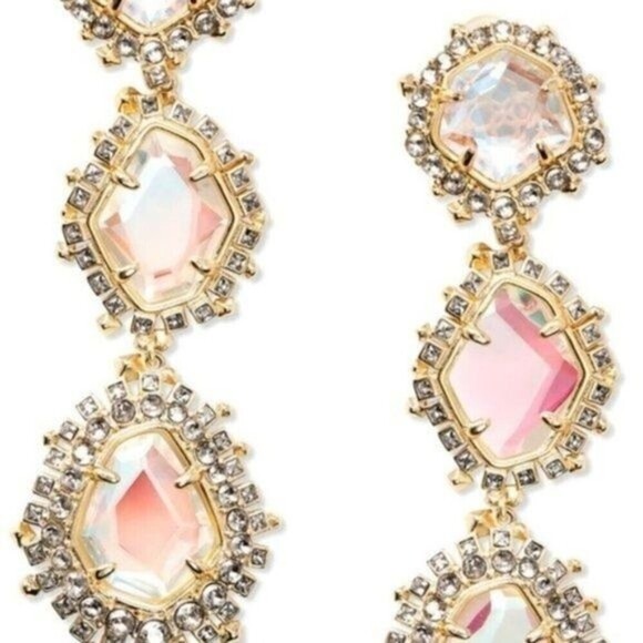 KENDRA SCOTT Aria 14K Gold Plated Clip-On Earrings - Picture 6 of 7